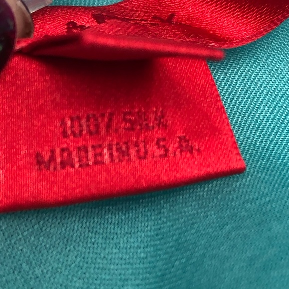 SHAMASK BEADED TURQUIOSE BLUE SILK ORGANZA OPEN JACKET - Picture 3 of 13